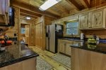 Open kitchen with plenty of wiggle room